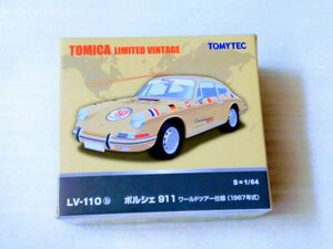 レア！！本体未使用！！トミカリミテッド ヴィンテージ ポルシェ　９１１ワールドツアー　1/64