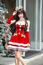 クリスマスコスプレ衣装　サンタさんコスプレ　可愛いワンピース　パーティ衣装セット_画像4