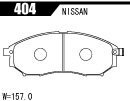 ACRE アクレ ブレーキパッド ダストレスリアル フロント フーガ KNY51 4WD 404_画像3