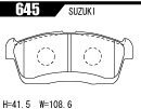 ACRE アクレ ブレーキパッド レーシングプロ(競技専用) フロント ムーヴ/ムーヴカスタム LA110S 4WD NA 645_画像3