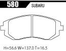 ACRE アクレ ブレーキパッド ライトスポーツ フロント 86 ZN6 RC/G 580_画像3