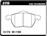 ACRE アクレ ブレーキパッド(センサー付) ダストレスリアル フロント AUDI A6 C6 2.4 β213Z2_画像3