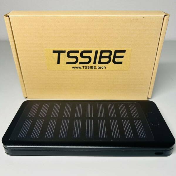 TSSIBEモバイルバッテリー ソーラーチャージャー 大容量