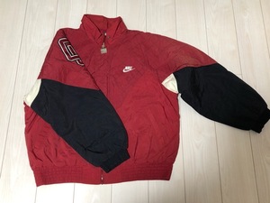 90年代 NIKE SOONERS ブルゾン ジャケット XL 古着 ナイキ フットボール スーナーズ