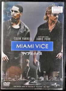 #1 63336 マイアミ・バイス 【レン落ち】【セル中古】【DVD】 CAST コリン・ファレル ジェイミー・フォックス