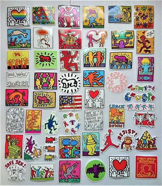 Keith Haring キースへリング 防水ステッカー 50枚　　