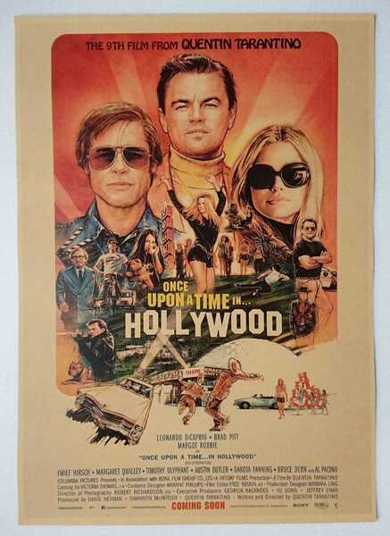 Once Upon a Time in... Hollywood ワンス・アポン・ア・タイム・イン・ハリウッド ポスター ②