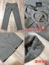 正規 ato（アトウ）【side adjuster wool pants】 size 48 made in Japan サイドアジャスター ウールパンツ カシミア3%★_画像10