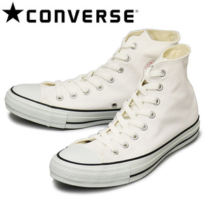 CONVERSE (コンバース) 32664380 キャンバス オールスター カラーズ HI ホワイト ブラック CV032 US7-25.5cm