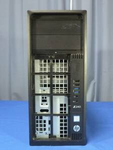 【通電確認済】HP Z240 Tower Workstation ベアボーン CPUなし/メモリなし/HDなし/DVD-ROM【中古】