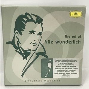 未開封 フリッツ・ヴンダーリヒ　Art of Fritz Wunderlich ORIGINAL MASTERS Dg ドイツ・グラモフォン　クラシックCD