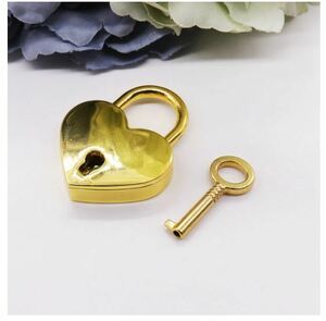  free shipping anonymity delivery Gold Heart type south capital pills key Mini south capital pills lock unused 