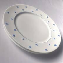 洋食器 大皿 2枚 LALIQUE ラリック 西洋陶磁 直径約262㎜ 洋皿 【3144】_画像10