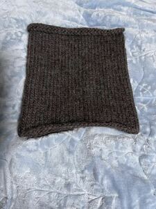 【レターパックプラス対応】 NUMBER NINE ナンバーナイン NECK WARMER ネックウォーマー BROWN ブラウン 茶色