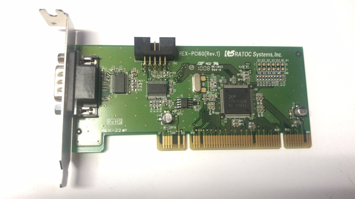 ラトックシステム RS-232C・デジタルI/O PCI Expressボード REX-PE60D