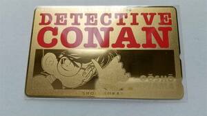 * Detective Conan Gold телефонная карточка Aoyama Gou .