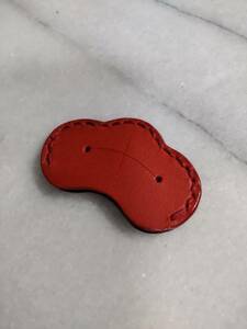  base for leather peg cover | pick holder type small red 
