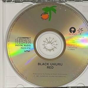 x14Black Uhuru RED Mango Records Dub Roots Dancehall Rocksteady Lovers Rock Version Classic Sly & Robbie 中古品 国内盤 の画像2