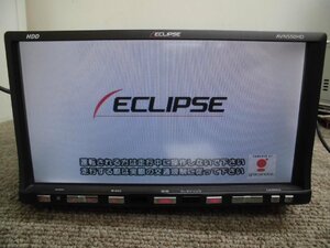 ☆　イクリプス ECLIPSE HDDナビ AVN550HD 7型 DVD再生 ワンセグ受信 地図2013年秋 221228　☆