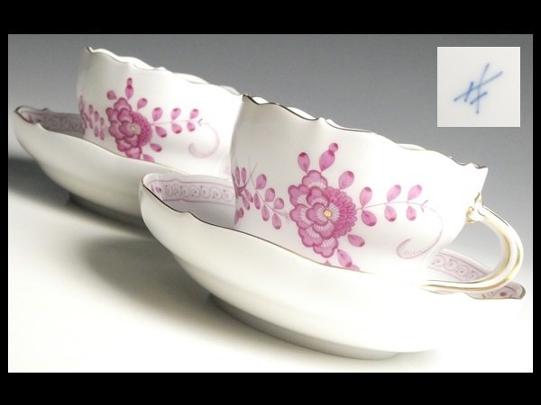 ヤフオク! -「マイセン インドの華 ピンク」の落札相場・落札価格