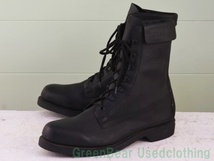 T435◆USA製【ADDISON SHOE COMPANY】ビンテージ 米軍ブーツ ワイズ細め 良い味 黒 ブラック メンズ 11D 29cm_画像1