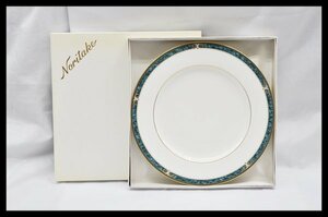 未使用 保管品 Noritake BONE CHINA ノリタケ ボーンチャイナ ESSEX COURT プレート エセックスコート 金縁 グリーン