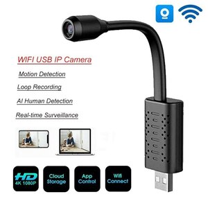  мониторинг камера WIFI Mini камера IP USB полный HD 1080P P2P CCTV SD карта k громкий хранение Smart love человек обнаружение V380 Appli 