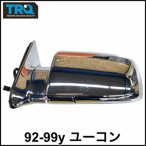  tax included TRQ after market electric door mirror heater less 4 pin chrome plating driver`s seat side left side LH 92-99y Yukon prompt decision immediate payment stock goods 