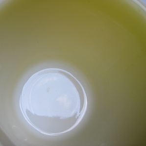 ☆美品 ファイヤーキング スタッキングマグカップ グリーン イエロー リブボトム 2個の画像5