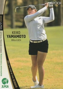 EPOCH 2022 女子ゴルフ ROOKIES & WINNERS 山本景子 25 レギュラーカード