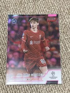 TOPPS CHAMPIONS LEAGUE STADIUM CLUB CHROME 2022 Tyler Morton RC RED