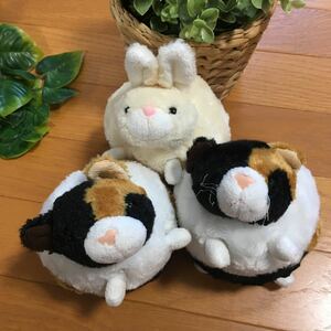 ★ハムスターとうさぎのぬいぐるみ3個セット 