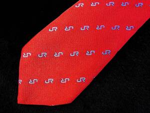 ◆ Sale0857 ◆ JR Railway / Train [Total Logo] Tie ★ Популярная нота / узкий Таиланд