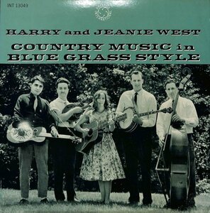 248284 HARRY AND JEANIE WEST / Country Music In Blue Grass Style(LP)