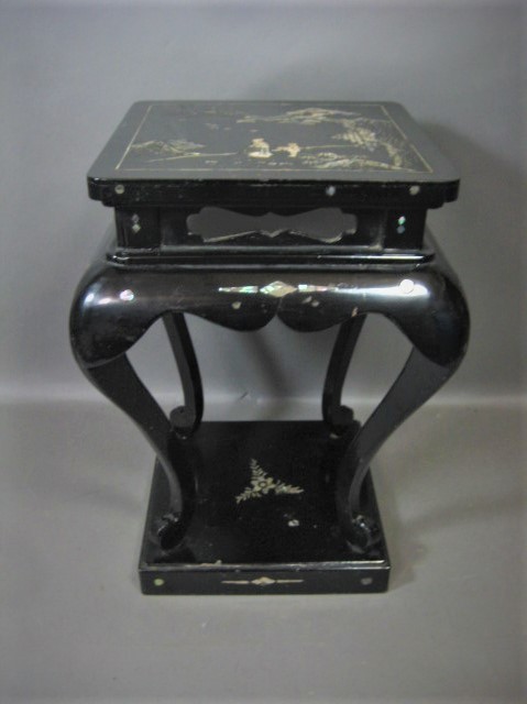螺鈿細工 肘掛け 椅子 チェア 花鳥図 貝細工 中国 古玩 イス 一般 驚きの値段で