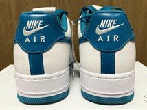 22年製 NIKE AIR FORCE 1 BY YOU ANNIVERSARY ナイキ エアフォース AF1【DO7416-991】ブライトスプルース レザー LEATHER 天然皮革 US8.5_画像3