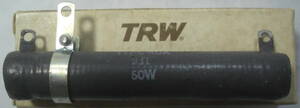 ★☆TRW:u,s,a/ONE 4DA/2Ω;;50WATT:ホーロー半固定抵抗器1個元箱有りビンテージ品R041209☆★