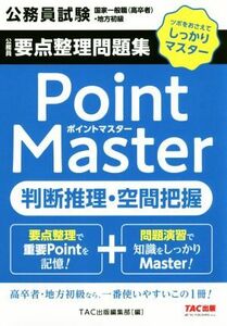 公務員　要点整理問題集　ポイントマスター　判断推理・空間把握 公務員試験　国家一般職（高卒者）・地方初級／ＴＡＣ出版編集部(編者)