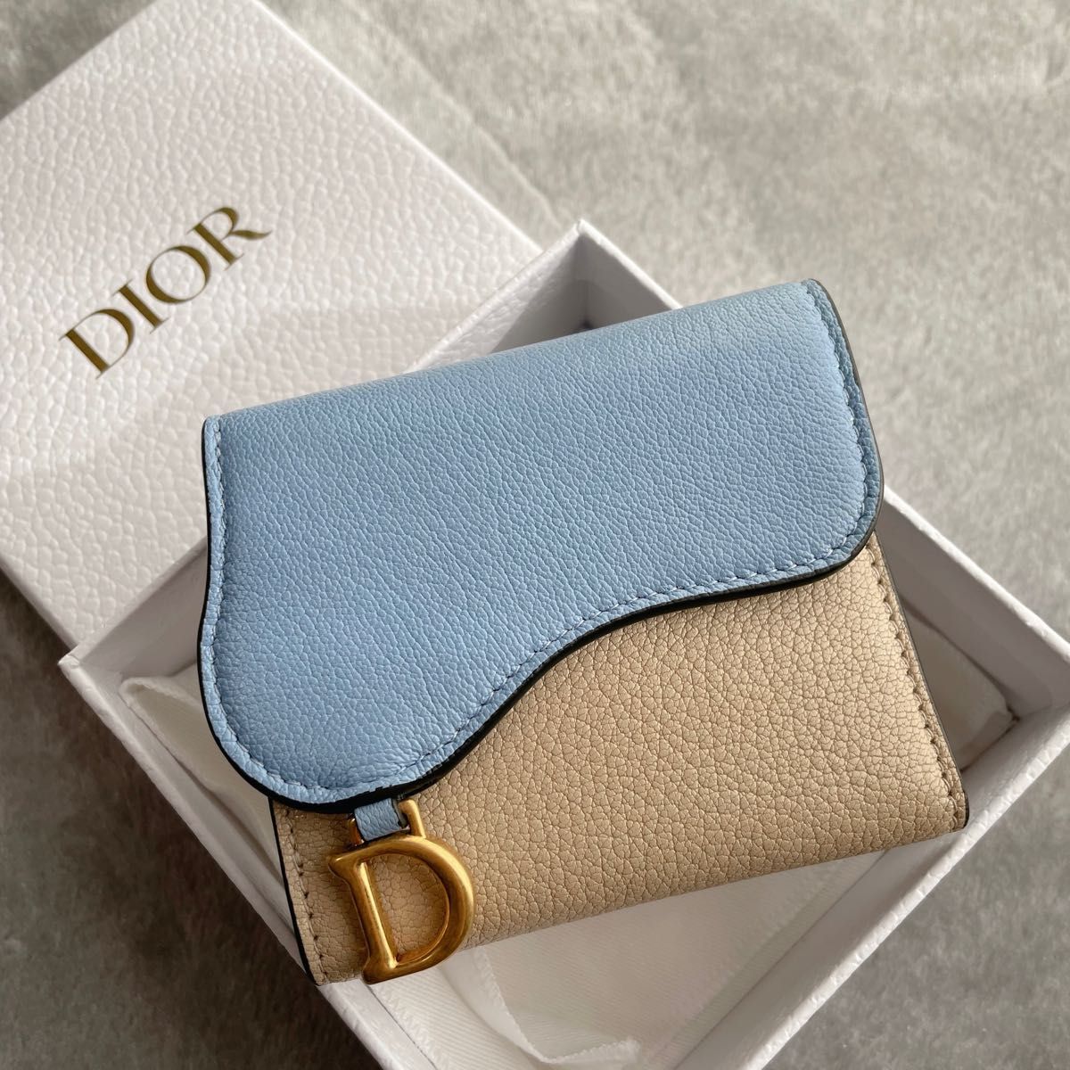 大特価!! DIOR ディオール 財布 ウォレット カードホルダー レザー D