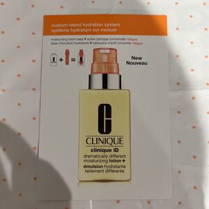  unused CLINIQUE Clinique drama TIKKA Lee tifa Len tomo chair tea Rising lotion plus sample 