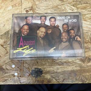 シ HIPHOP,R&B ABUNDANT LIFE - STAND ON HIS WORD アルバム,RARE! TAPE 中古品