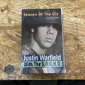 カ HIPHOP,R&B JUSTIN WARFIELD WITH THE S.O.U.N.D. - SEASON OF THE VIC シングル,名曲 TAPE 中古品