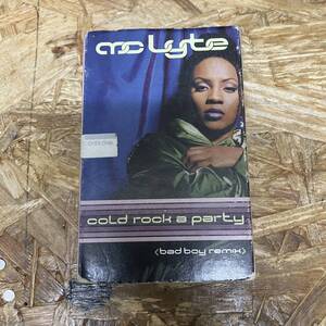 キ HIPHOP,R&B MC LYTE - COLD ROCK A PARTY (BAD BOY REMIX) シングル,名曲 TAPE 中古品