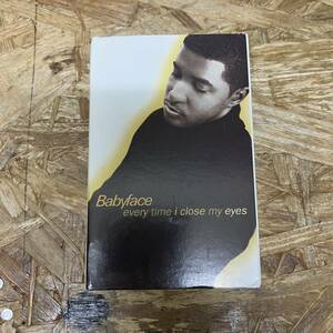 キ HIPHOP,R&B BABYFACE - EVERY TIME I CLOSE MY EYES シングル,名曲 TAPE 中古品