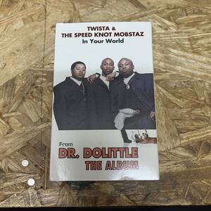 ク HIPHOP,R&B TWISTA & THE SPEED KNOT MOBSTAZ - IN YOUR WORLD シングル TAPE 中古品