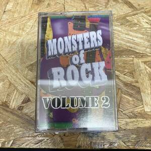 シ ROCK,POPS MONSTERS OF ROCK VOLUME 2 アルバム TAPE 中古品