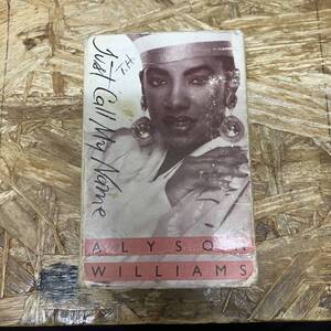 ケ HIPHOP,R&B ALYSON WILLIAMS - JUST CALL MY NAME シングル TAPE 中古品