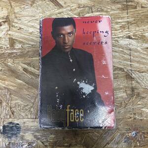 ケ HIPHOP,R&B BABYFACE - NEVER KEEPING SECRETS シングル,名曲 TAPE 中古品