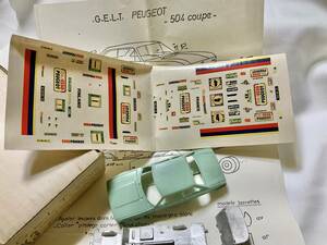 1/43p joke -pe504 V6 Rally ( mail *.. packet plus * postage included )