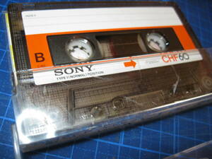 使用済み 中古　 カセットテープ　SONYC　HF60　Type1 ノーマル　60分 1本 爪あり　No.727